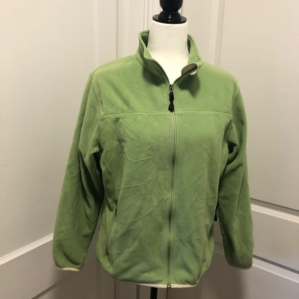 Ll bean ladies polartec fleece spring jacket size medium